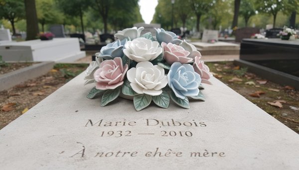 Fleurs céramiques pour le cimetière : une élégance durable et respectueuse